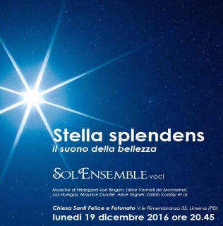 Stella splendens, il suono della bellezza – Limena (Padova), 19 dicembre 2016