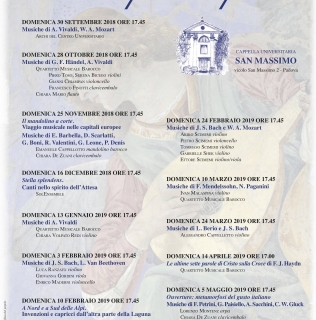 Cappella Universitaria San Massimo, 16 dicembre 2018